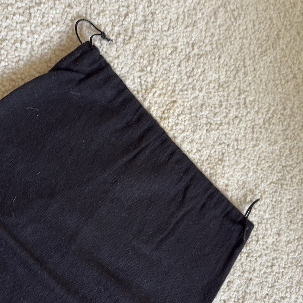 Authentic Lanvin Paris Black Drawstring Dust Bag - image 3